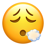 emoji exaling
