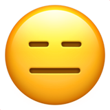 Emoji expressionless